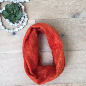 NWOT Soft burned orange infinity scarf